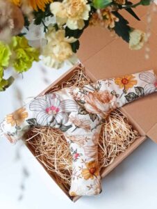 termofor bambusowy z pestkami wiśni - bukiet 1234