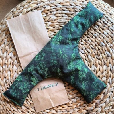 Wyjątkowy termofor z pestek wiśni - wzór Las - 500g - Yokompres