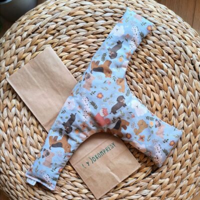 Wyjątkowy termofor z pestek wiśni - wzór Psiara - 500g - Yokompres