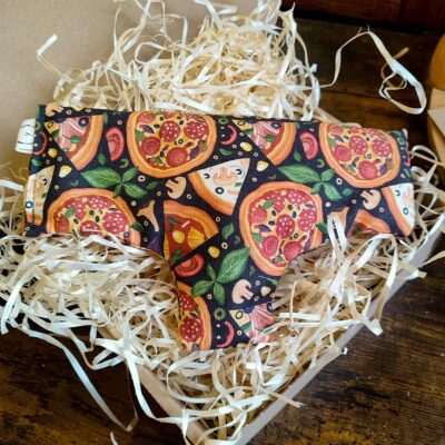 Termofor w kształcie pasującym do zatok - 240g różne wzory - MINI Yokompres - Pizza