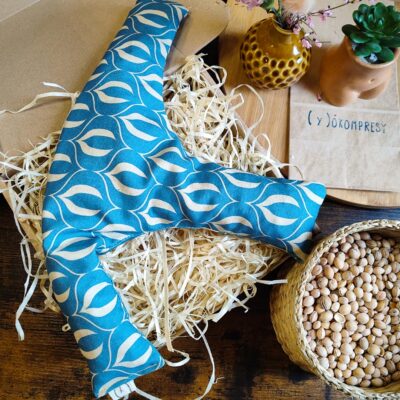 Termofor w idealnym kształcie - wzór Art Deco - 470g - Yokompres