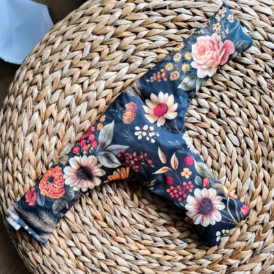 Wyjątkowy termofor z pestek wiśni - wzór Wieczorny bukiet - 500g - Yokompres