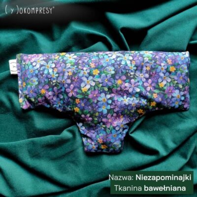 Termofor w kształcie pasującym do zatok - 240g różne wzory - MINI Yokompres - Niezapominajka