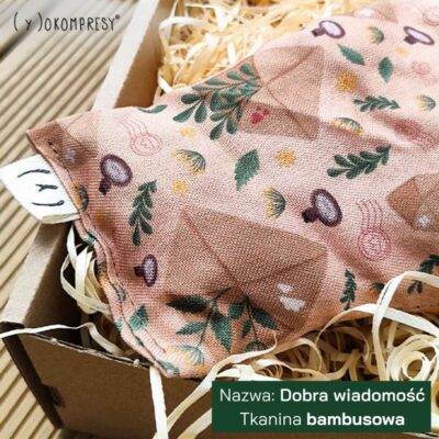 Termofor w kształcie pasującym do zatok - 240g różne wzory - MINI Yokompres - Dobra wiadomość