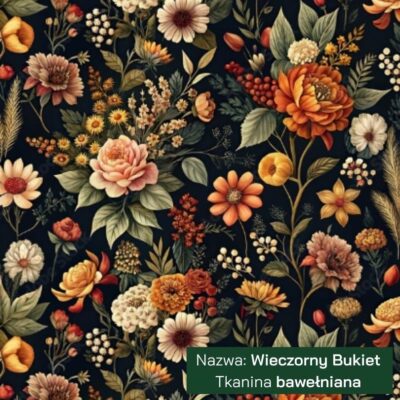 Termofor w kształcie pasującym do zatok - 240g różne wzory - MINI Yokompres - Bukiet wieczorny